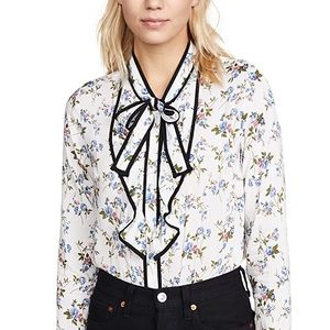 re:named floral blouse